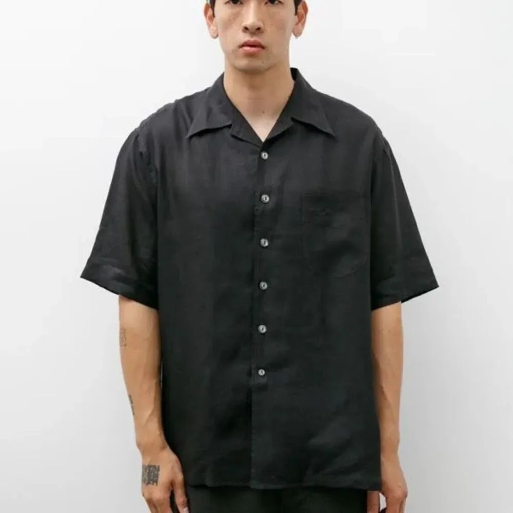 ✨Breakwater Mens Linen Sport Black Sz Large Shirt✨